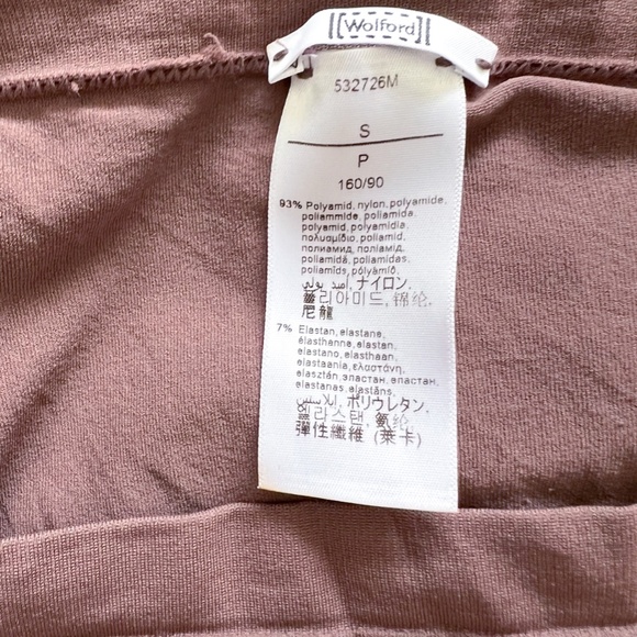 $265 Wolford Fatal Dress Clove Dirty Rose Small Multiwear Maxi Strapless Skirt - Picture 7 of 13